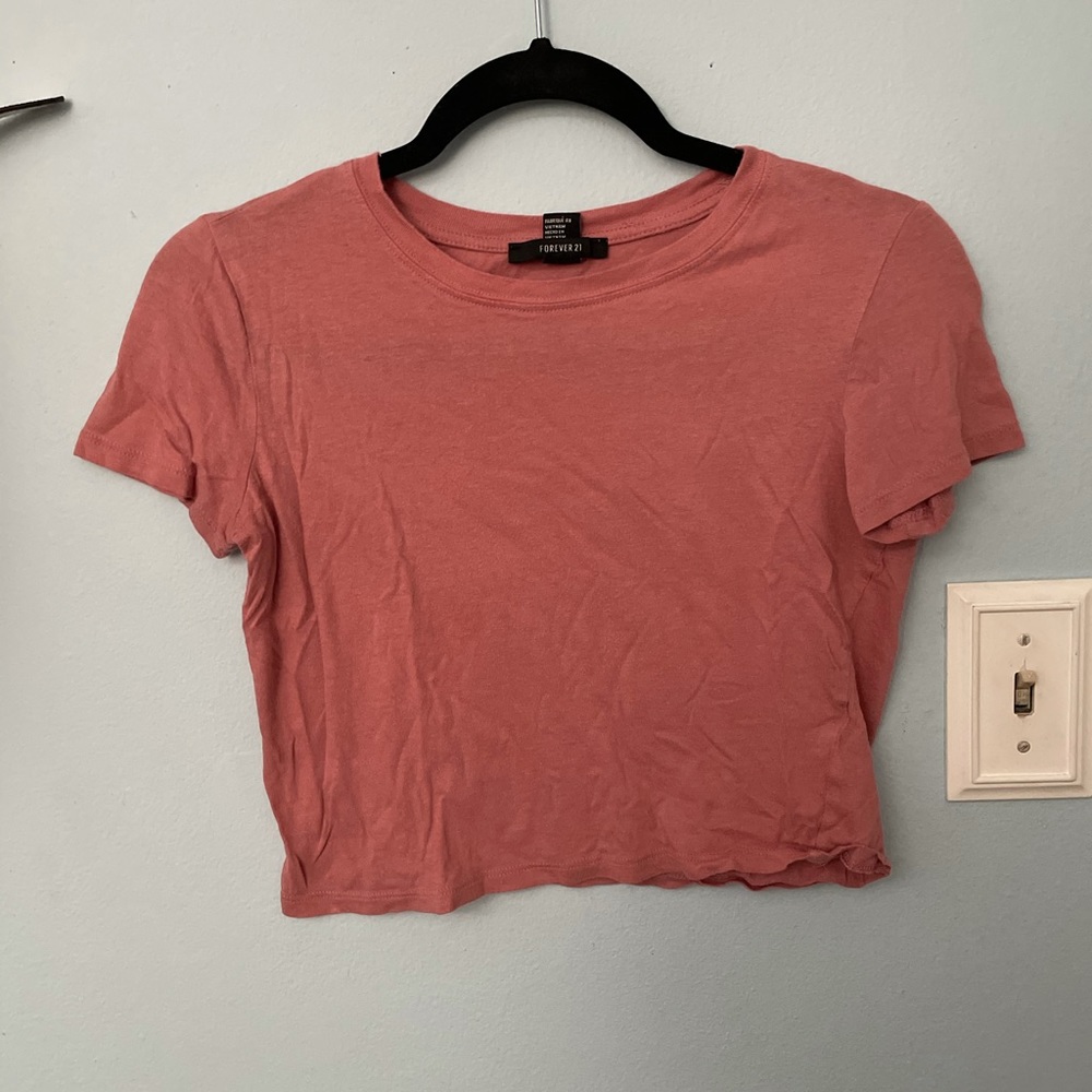 Mauve cropped top